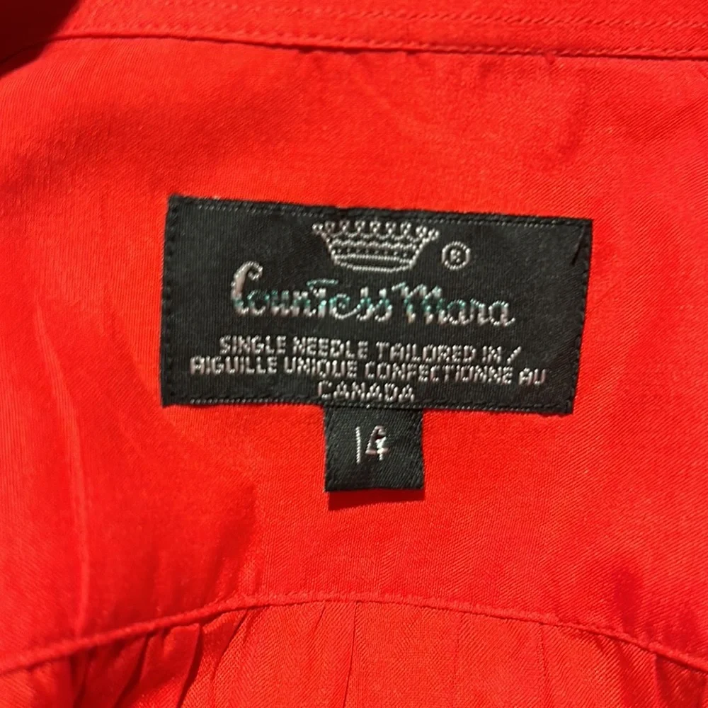 Vintage Countess Mara Silk Shirt Dress - Picture 6 of 9